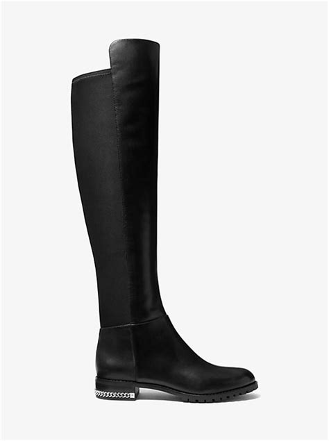 sabrina stretch leather boot michael kors|Michael michael kors sabrina boot + FREE SHIPPING .